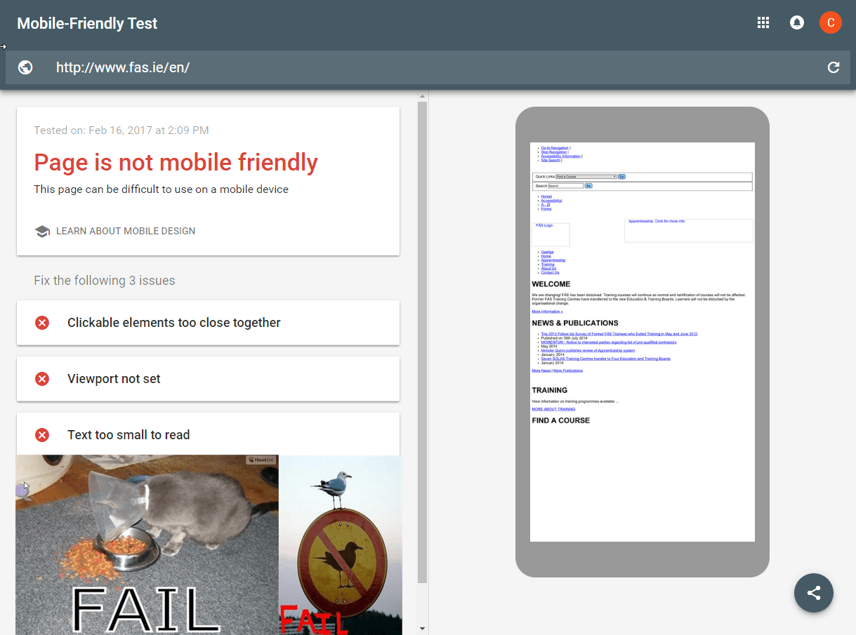 Mobile Friendly Test2